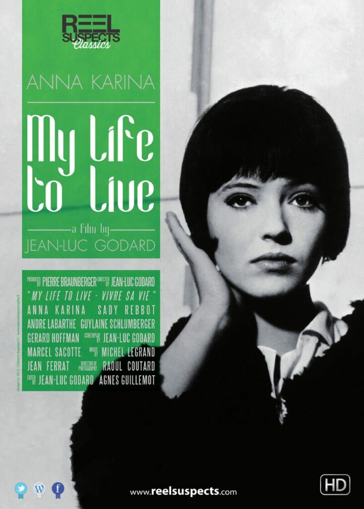 Affiche du film My Life to Live (Vivre sa vie) de Jean-Luc Godard